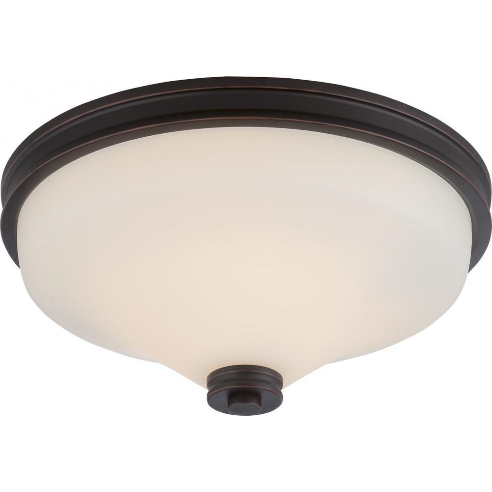 Unknown Nckl Slvr Pwt NUVO 60/131 Three Light Flush Mount B/S Unknown Nckl Slvr Pwt NUVO 60/131 Three Light Flush Mount B/S